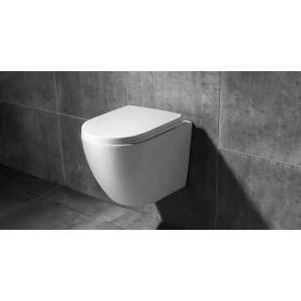 Rea Závesné WC Carlo Mini Rimless Basic ABS/ZM REA-C6200