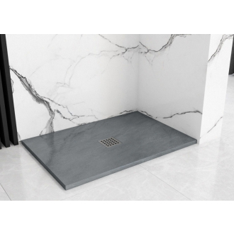 REA Sprchová vanička Grey Rock 80x100 REA-K4582