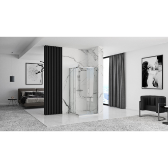 REA Sprchovací kút Punto chróm 90x90 REA-K0867