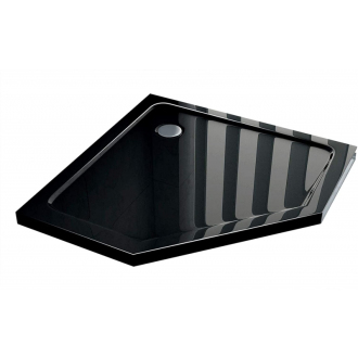 Rea Sprchová vanička Diamond Black 90x90 REA-K8543