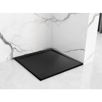Rea Sprchová vanička Black Grand 80x100 REA-K4593