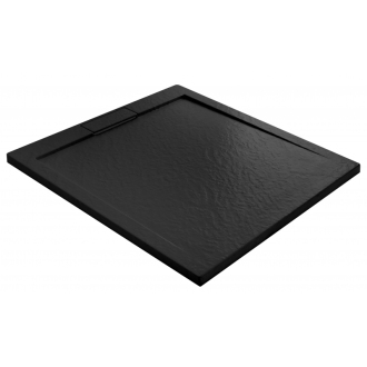Rea Sprchová vanička Black Grand 80x100 REA-K4593