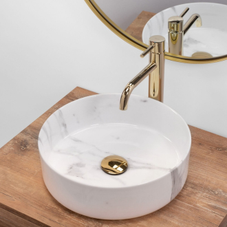 Rea Umývadlo na dosku Sami Marble REA-U5685