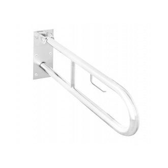 BEMETA HELP: Sklopný úchyt v tvare U s držiakom na TP 813mm, biele 301102284