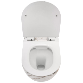 Rea Závesné WC Carlos Duroplast Slim Zm Lava Matt REA-C8004