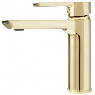 Rea ARGUS MIRROR umývadlová batéria nízka, zlatá REA-B6212