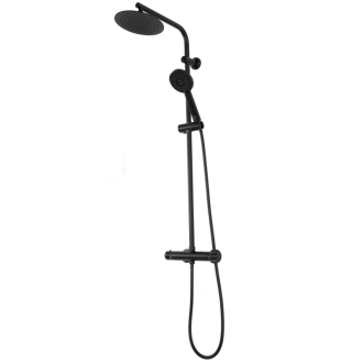 Rea Bliss Sprchový termostatický set, čierna matná REA-P8804