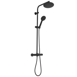 Rea Bliss Sprchový termostatický set, čierna matná REA-P8804