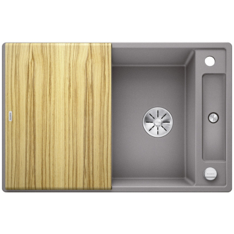 Blanco AXIA III 45 S 523175 drez s odkvapom, obojstranný aluminium drez vstavaný