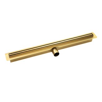 Laveo SLIM COS_G80D Podlahový žľab 800, zlatá