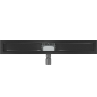 FLAT čierny nerezový sprchový žľab 800mm 1715080