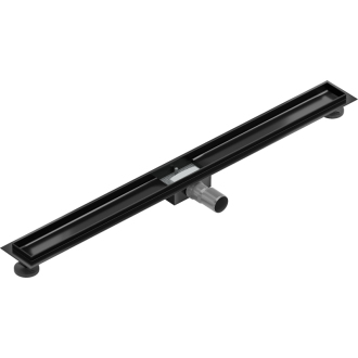 FLAT čierny nerezový sprchový žľab 900mm 1715090