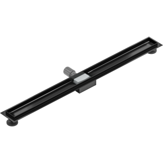 FLAT čierny nerezový sprchový žľab 900mm 1715090