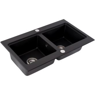 Rea Caddy granitový drez, čierna ZLE-00132
