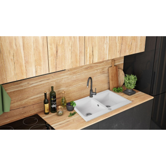 Rea Caddy granitový drez, biela ZLE-00133