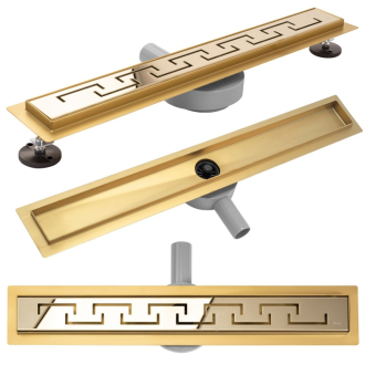 Rea Greek Pre odtokový žľab 70, zlatá REA-G8028