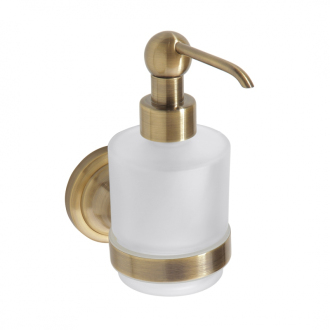 BEMETA RETRO bronz: Dávkovač tekutého mydla 200ml, sklo MINI 144109107