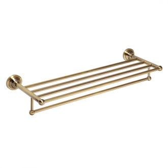 BEMETA RETRO bronz: Polička na uteráky s hrazdou 144102097