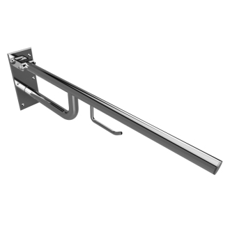 BEMETA HELP: Sklopný úchyt, nerez, s držiakom TP, 760mm 301102771