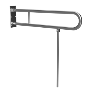 BEMETA HELP: Sklopný úchyt v tvare U s opornou nohou 850mm, nerez brus 301606322N