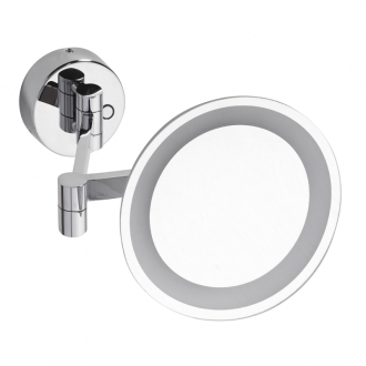 BEMETA Kozmetické zrkadlo O200 mm s 2x LED osvetlením, IP44, touch sensor 116101802