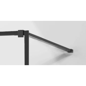 MEXEN KIOTO sprchová stena walk-in 70x200 cm 8mm čierny vzor - 1, 800-070-000-00-77