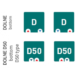 radiátor CODE 500 x 951 mm, farba C. podľa vzorkovníka, stredové pripojenie 50 mm RADCOD5010.SP