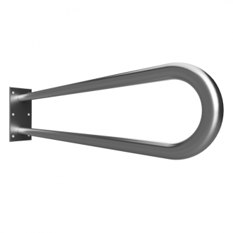 BEMETA HELP: Podperné madlo v tvare U 850 mm, nerez brús 301102042