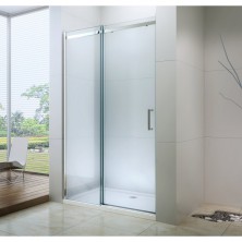 MEXEN OMEGA sprchové dvere 150x190 cm 8 mm chróm-číre 825-150-000-01-00
