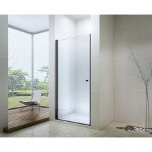 MEXEN PRETORIA sprchové dvere 70x190 cm 6mm, čierna-číre 852-070-000-70-00