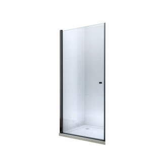 MEXEN PRETORIA sprchové dvere 90x190 cm 6mm, čierna-číre 852-090-000-70-00