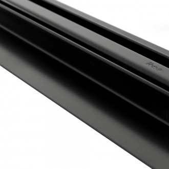Rea Odtokový žľab + sifón + nohy + tesniaca manžeta Neo Slim Pro-600 Black REA-G8900