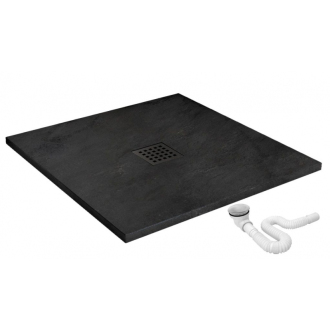 REA Sprchová vanička Black Rock 90x90 REA-K4581