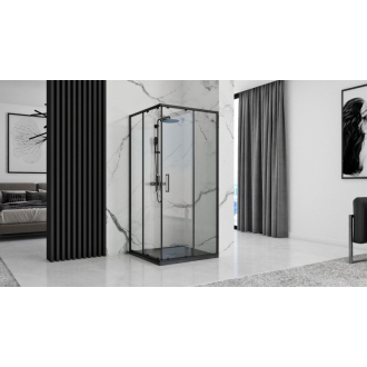 REA Sprchová vanička Black Rock 90x90 REA-K4581