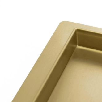 Rea Žľab s roštom Neo Slim L.Gold Pro-700 Mirror