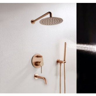 Rea Lungo podomietková kúpeľňová sada + box, rose gold REA-P6610