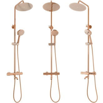 Rea Lungo sprchový set s termostatom, rose gold REA-P6606