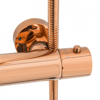 Rea Lungo sprchový set s termostatom, rose gold REA-P6606