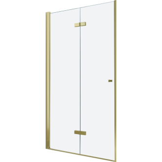 MEXEN LIMA sprchové dvere zalamovacie 70x190 cm 6mm, zlatá-číre 856-070-000-50-00