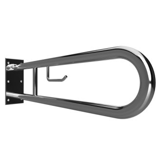BEMETA HELP: Sklopný úchyt v tvare U 750 mm, nerez, s držiakom TP 301406301
