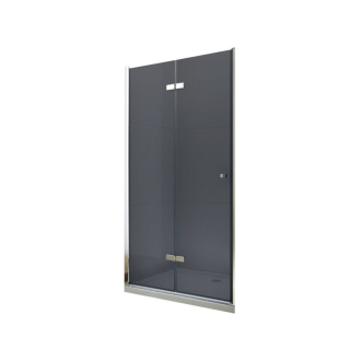 MEXEN LIMA sprchové dvere zalamovacie 120x190 cm 6mm, chróm-dymové 856-120-000-01-40