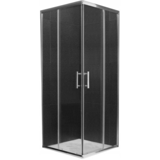 MEXEN RIO sprchovací kút štvorec 70x70x190 cm 5mm chróm-číre 860-070-070-01-00