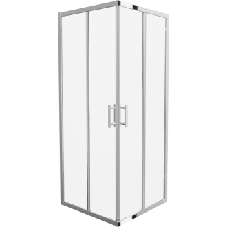 MEXEN RIO sprchovací kút štvorec 70x70x190 cm 5mm chróm-číre 860-070-070-01-00