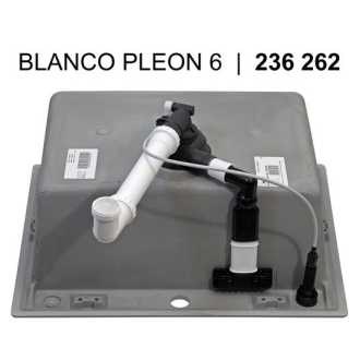 Blanco PLEON 6 525954 jednodrez bez odkvapu čierna drez vstavaný