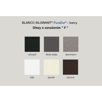 Blanco SUBLINE 320-F 525982 jednodrez bez odkvapu čierna drez do roviny