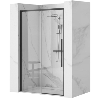 Rea Priehľadné sprchové dvere 900x1950 Solar Black REA-K6319