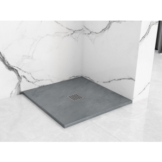 REA Sprchová vanička Grey Rock 90x90 REA-K4585