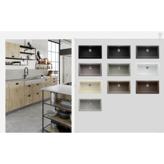 Blanco VINTERA XL 9-UF 526103 jednodrez aluminium drez do roviny/pod dosku