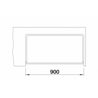 Blanco VINTERA XL 9-UF 526105 jednodrez biela drez do roviny/pod dosku