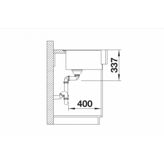 Blanco VINTERA XL 9-UF 526105 jednodrez biela drez do roviny/pod dosku